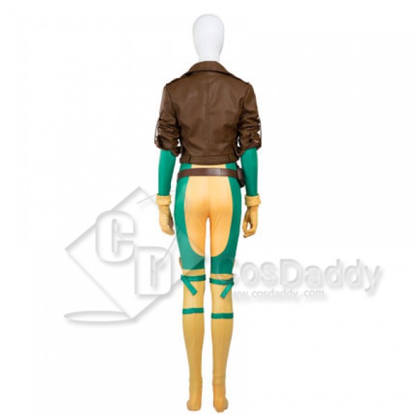 x-man Rogue Anna Marie Cosplay uniform body jumpsuit costume