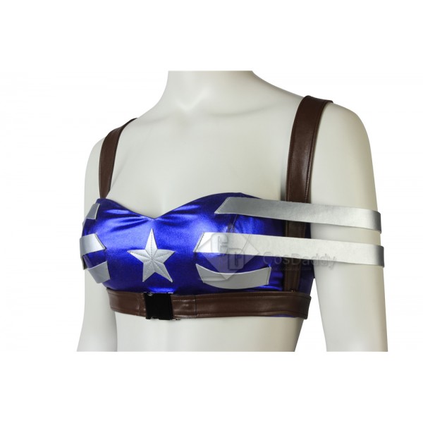 Captain America Girl‘s Sexy Dressing Cosplay Costume