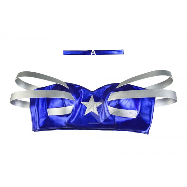 Captain America Girl‘s Sexy Dressing Cosplay Costume