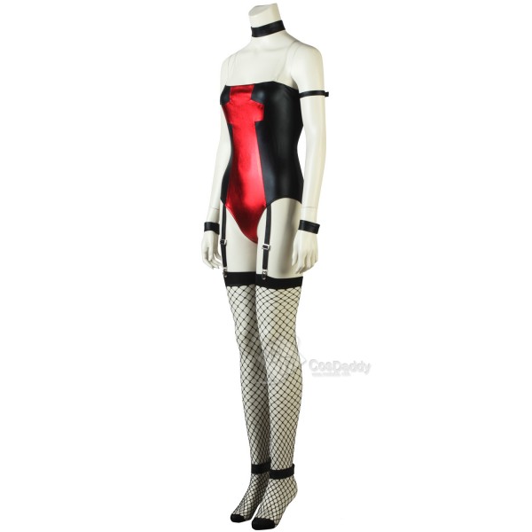 Deadpool Girl's Bare Shoulders Dressing Sexy Outfit Cosplay Costume