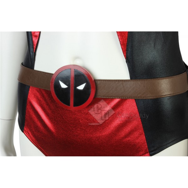 Deadpool Girl's Cross Dressing Sexy Outfit Cosplay Costume