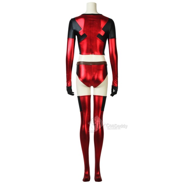 Deadpool Girl‘s Sexy Dressing Round Neck Outfit Cosplay Costume