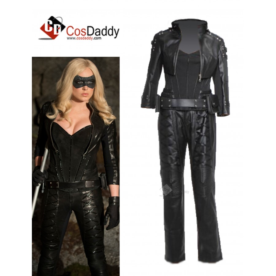 Green Arrow Cosplay Black Canary Sara Lance Costume Party Outfit Whole Set Cool