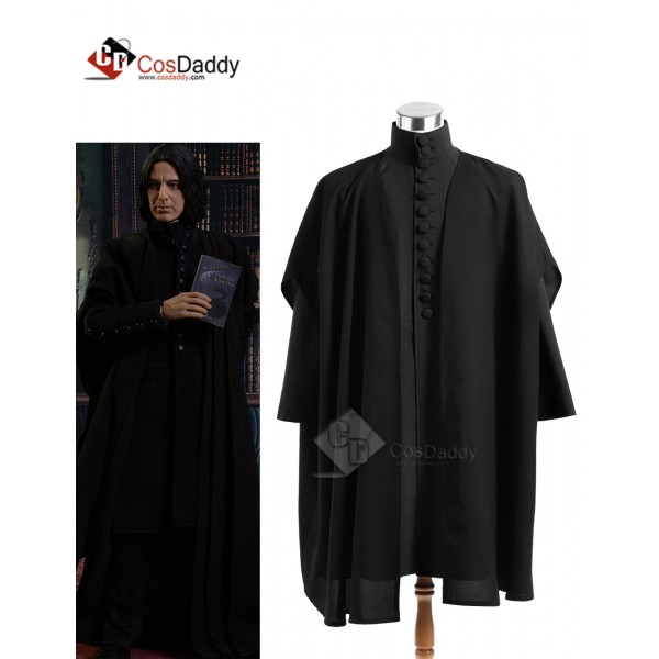 Harry Potter Severus Snape Coat Black Version Cosplay Costume 