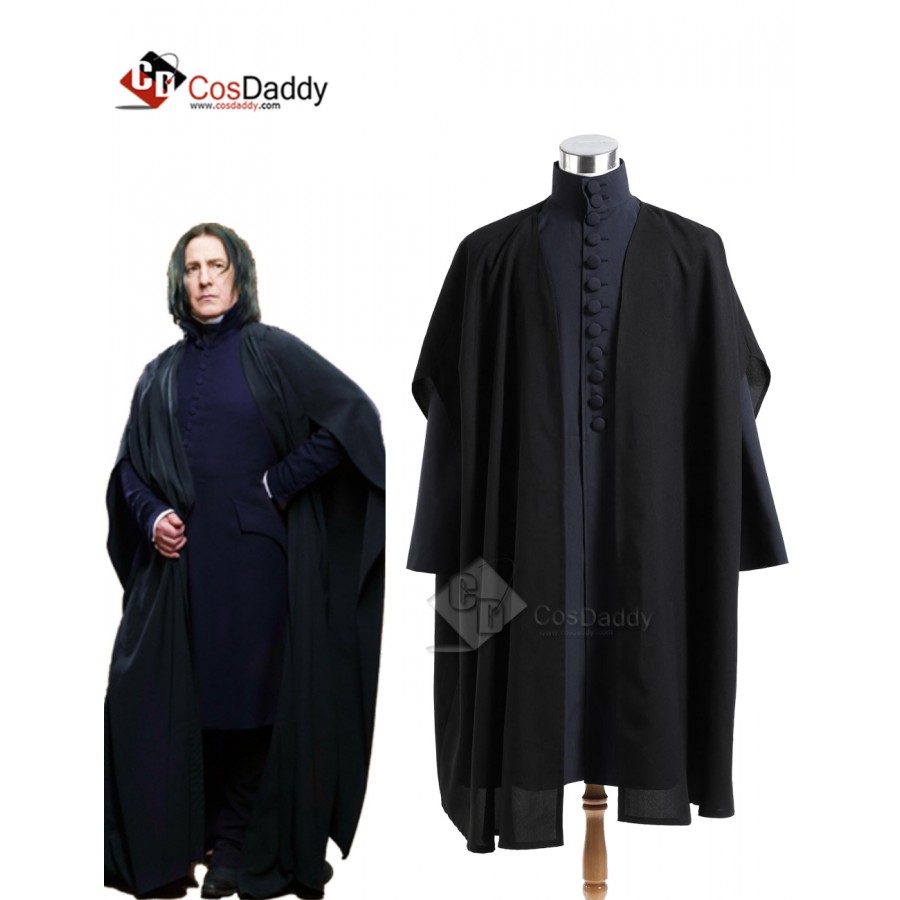 Harry Potter Deathly Hallows Severus Snape Coat Costume