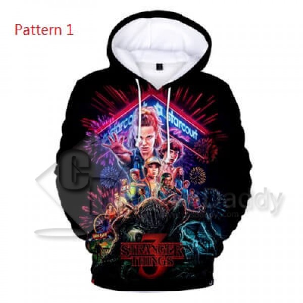 Stranger Things Hoodie Sweatshirts 3D Printed Jack...