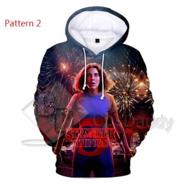 Stranger Things Hoodie Sweatshirts 3D Printed Jacket For Adult Kids