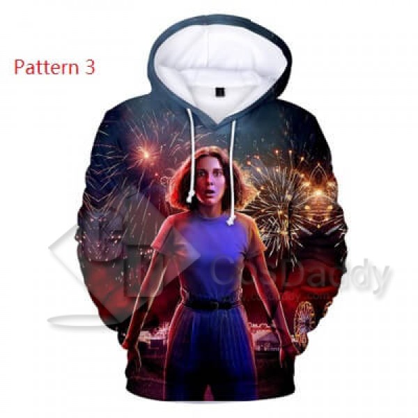 Stranger Things Hoodie Sweatshirts 3D Printed Jacket For Adult Kids