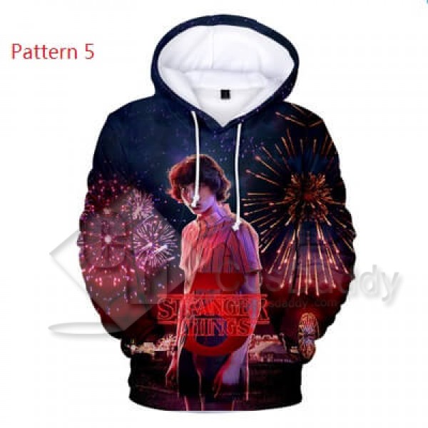 Stranger Things Hoodie Sweatshirts 3D Printed Jacket For Adult Kids