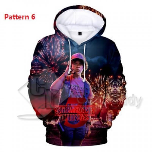 Stranger Things Hoodie Sweatshirts 3D Printed Jacket For Adult Kids