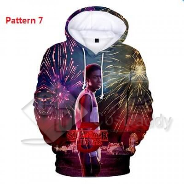 Stranger Things Hoodie Sweatshirts 3D Printed Jacket For Adult Kids