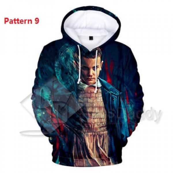 Stranger Things Hoodie Sweatshirts 3D Printed Jacket For Adult Kids