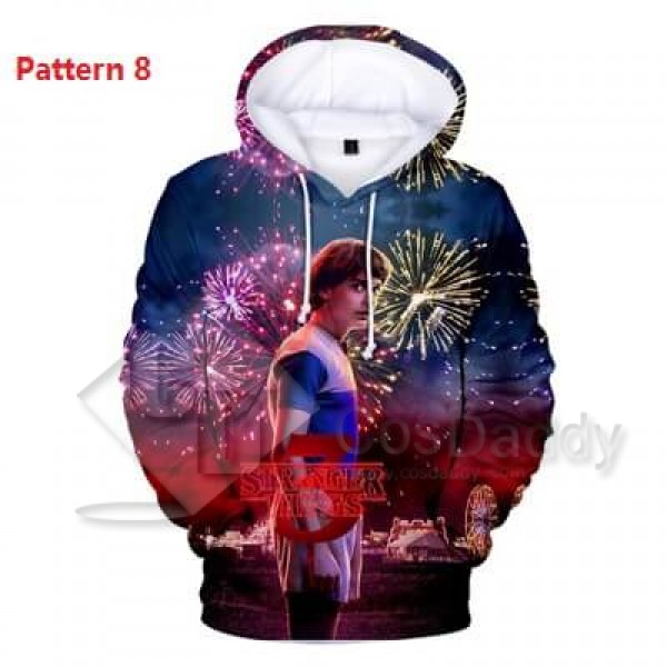 Stranger Things Hoodie Sweatshirts 3D Printed Jacket For Adult Kids