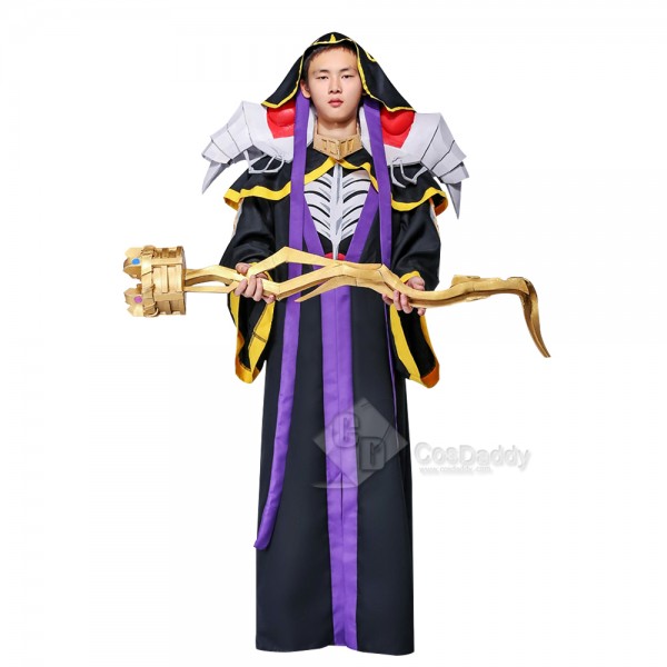 Cosdaddy Overlord Ainz Ooal Gown Cosplay Black Costume 