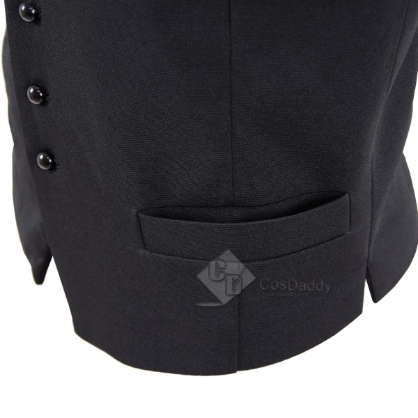 Cosdaddy The Dark Tower  Walter Padick Black Vest Cosplay Costume 