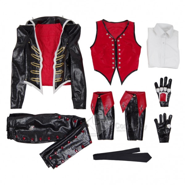 CosDaddy Overwatch  Widowmaker Cosplay Huntress Costume 2016 New Woman Suit Halloween Jacket Vest Shirt Pants Tie Uniforms Full Set 