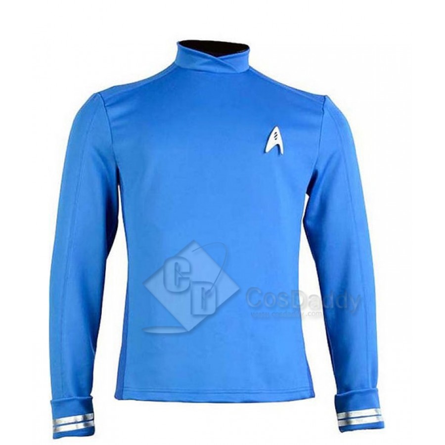 Star Trek Uniform T-Shirt Spock Blue Dog X-Large 
