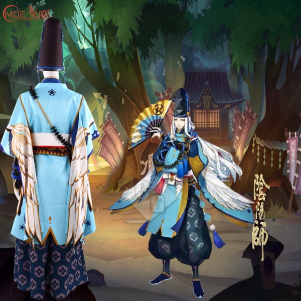 CosDaddy Onmyoji SEIMEI  Sama Cosplay costume Purple&Blue Full Set