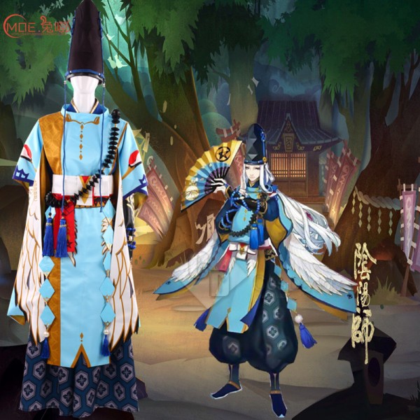 CosDaddy Onmyoji SEIMEI  Sama Cosplay costume Purple&Blue Full Set