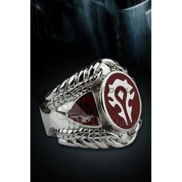 World of Warcraft WOW Horde Ring Platinum-plated 
