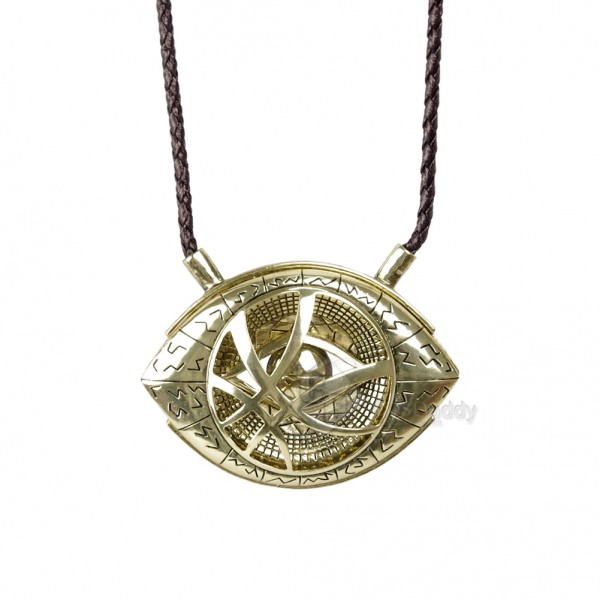 CosDaddy Doctor Strange Necklace - Eye of Agamotto Costume Prop Infitinity Stone Pendant