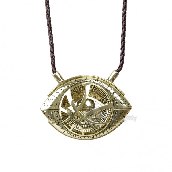 CosDaddy Doctor Strange Cosplay Costume Necklace Eye of Agamotto Halloween Props