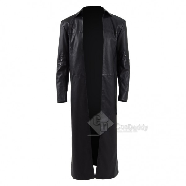Cosdaddy The Dark Tower  Roland Deschain Black Long Trench Coat Cosplay Costume 