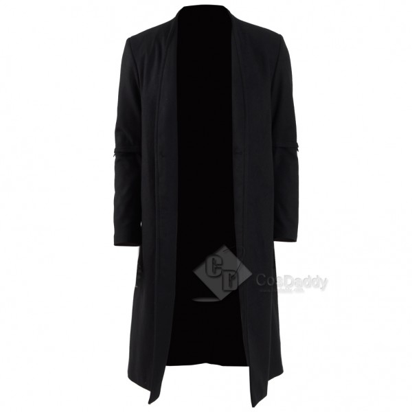 Cosdaddy The Dark Tower  Walter Padick Black Long Trench Coat Cosplay Costume 