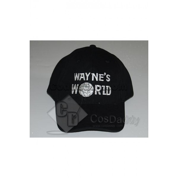 Wayne's World Cap Wayne Campbell Black Hat 