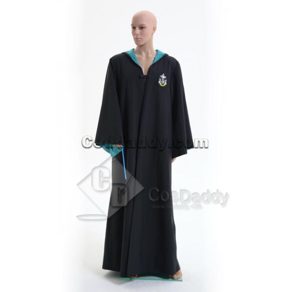 Harry Potter Slytherin of Hogwarts Robe Cosplay Costume 