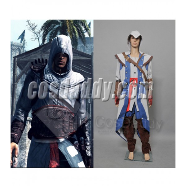 Assassin's Creed 3 Connor Kenway Full Outfit Cosplay Costume 