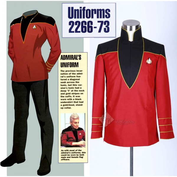 Star Trek  Voyager Admiral's Jacket Uniform Costume