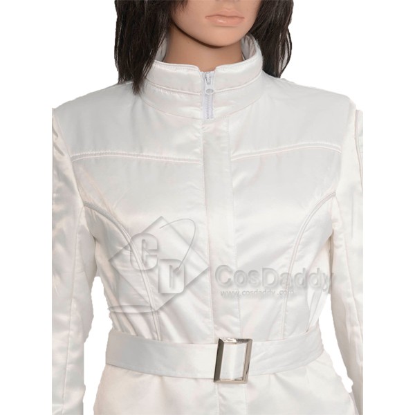 Star Wars A New Hope Princess Leia Organa White Jumpsuit Cosplay Costume