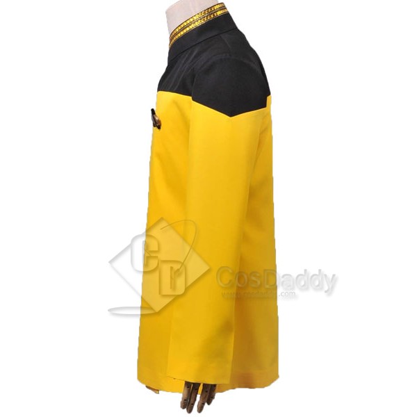 Star Trek TNG the next Generation Yellow  Dress Uniform