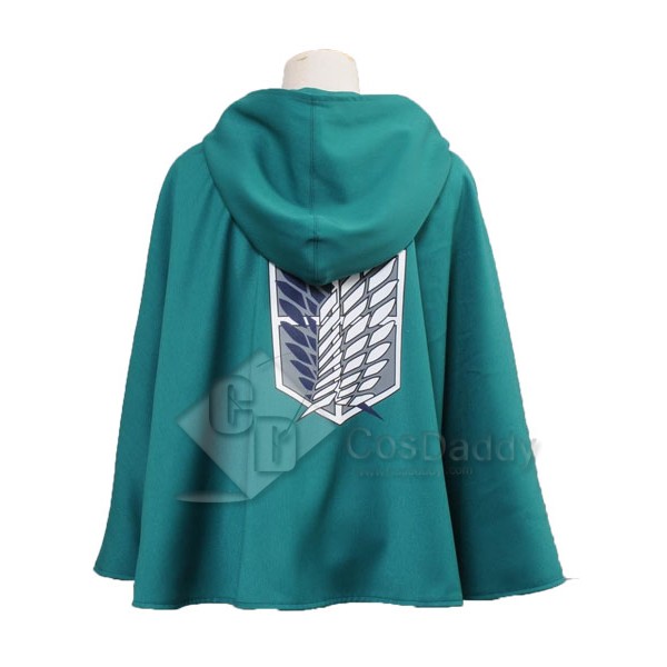 Attack on Titan Shingeki no Kyojin Scouting Legion Cloak Cosplay Costume
