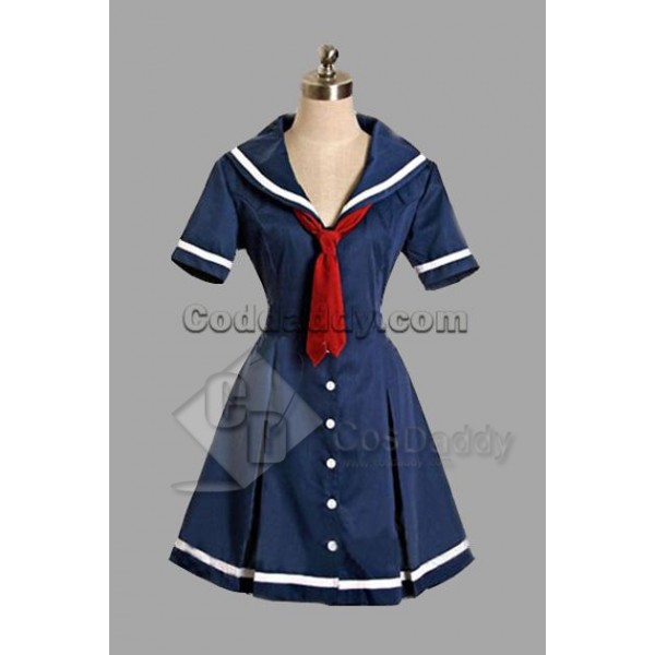 Deep Blue Classic Lolita Dress Cosplay Costume 