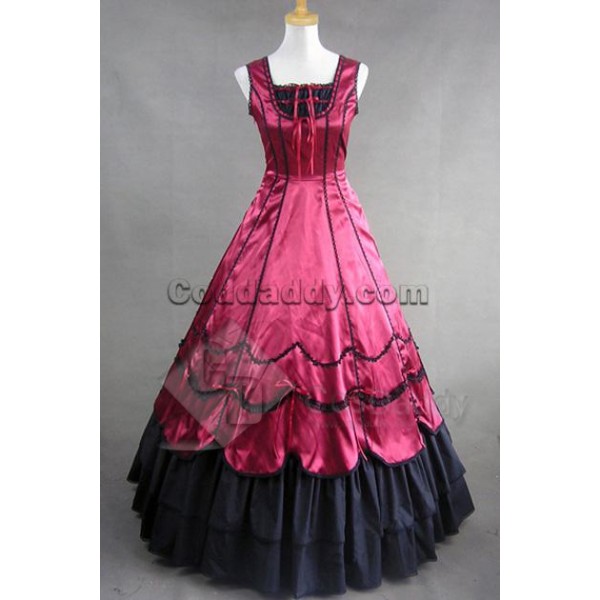 Civil War Gothic Southern Belle Ball Gown Dress Co...