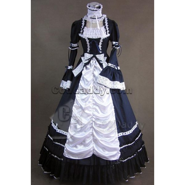 Renaissance Gothic Lolita Dress Ball Gown Prom Cos...