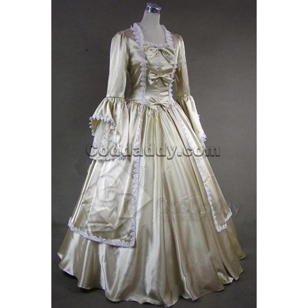 Marie Antoinette Victorian Dress Evening Gown Cosplay Costume 