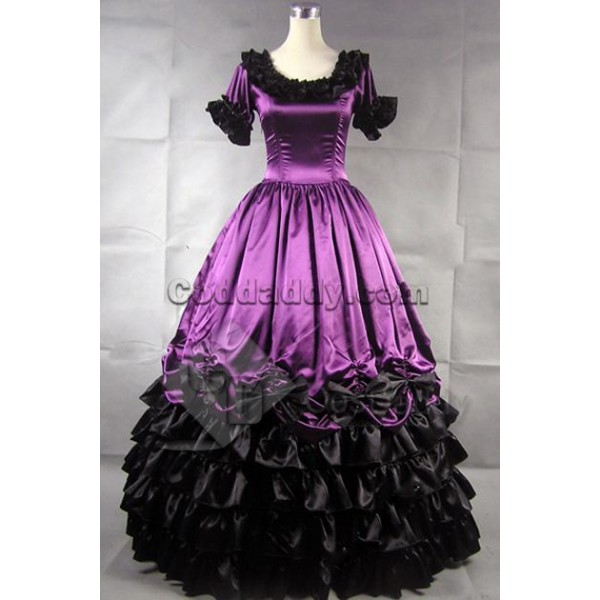 Civil War Southern Belle Ball Gown Dress Prom Cosp...
