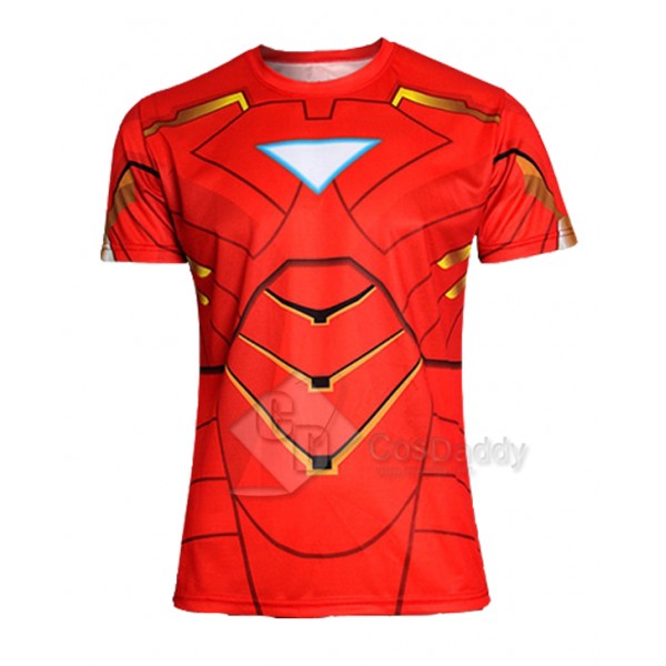 2015 Superhero T shirt Avengers Ironman Tee 