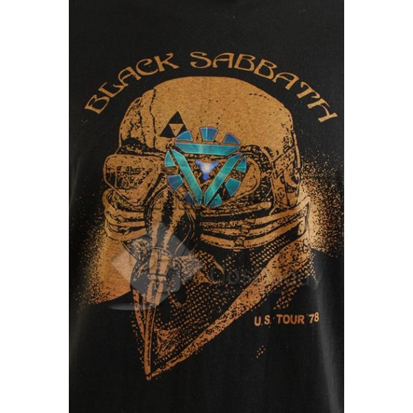 The Avengers Black Sabbath Iron Man Tony Stark T-Shirt Tee NEW Costume 