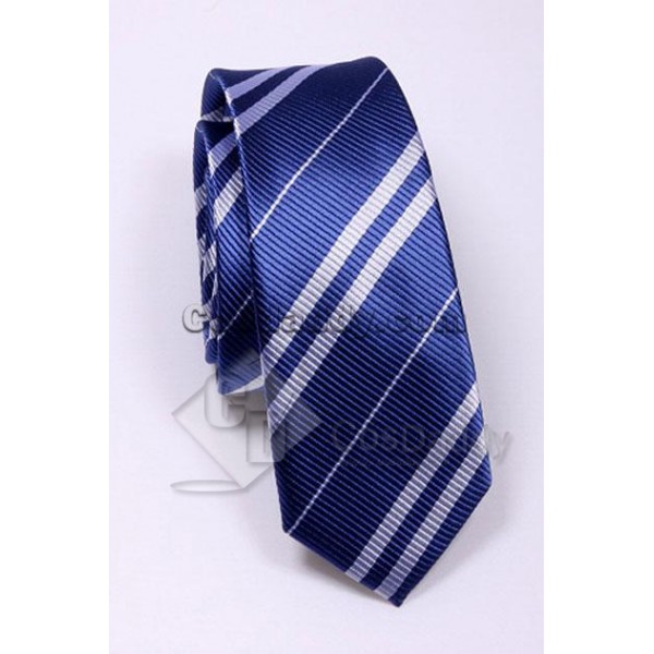 Harry Potter Ravenclaw Blue & Grey Tie Vintage Sil...