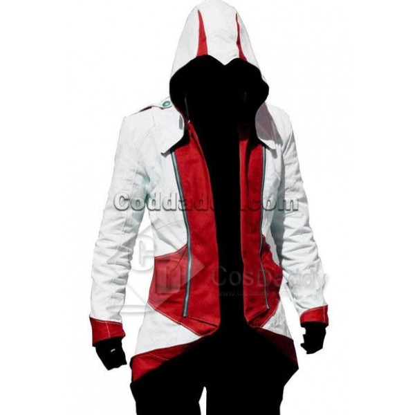 Assassin's Creed III Connor Kenway Coat Jacket Hoo...