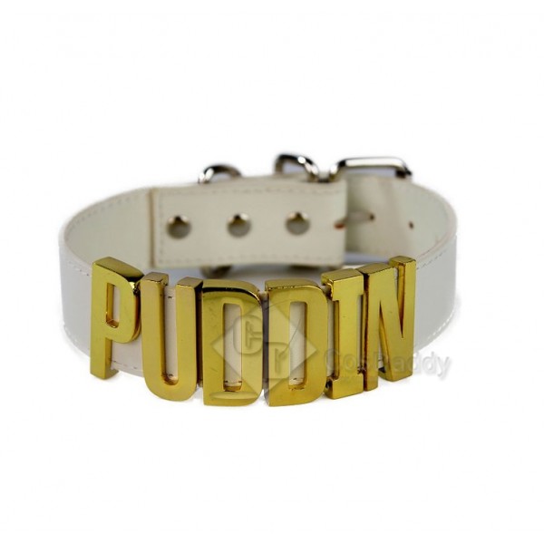 Harley Quinn Choker Suicide Squad Puddin Neck Collar Necklace with Arm Tattoo