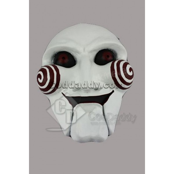 New Scary Adult Saw Movie Jigsaw Puppet Halloween Mask