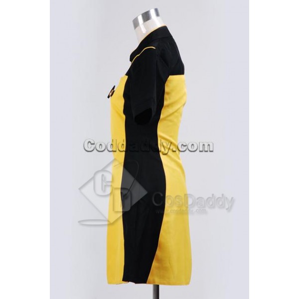 Star Trek TNG The Next Generation Yellow Skant Uniform Cosplay Costume