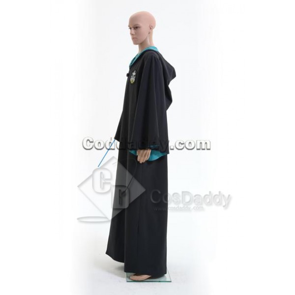 Harry Potter Slytherin of Hogwarts Robe Cosplay Costume 