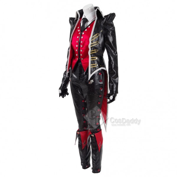 CosDaddy Overwatch  Widowmaker Cosplay Huntress Costume 2016 New Woman Suit Halloween Jacket Vest Shirt Pants Tie Uniforms Full Set 