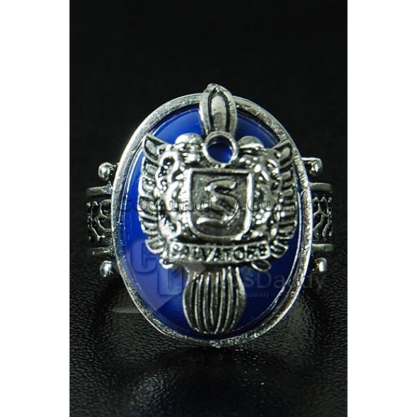 The Vampire Diaries Stefan Salvatore Crest Ring Silver-Plated Alloy